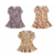 Kit 2 Vestidos Infantil de Crepe Estampado com Babado Godê 01 ao 03 Sortido - comprar online