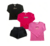 Kit 2 Conjuntos Ifantil Shorts de Cirrê com Detalhe Lateral e Blusa de Meia Malha com Aplique 04 ao 12 Sortido ( 2 Blusas + 2 Shorts ) na internet