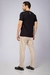 CAMISETA HENLEY EGÍPCIA - PRETA - Arfolk