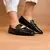 Loafer em verniz com detalhe em metal dourado - VELVI - A marca da Vintage