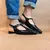 Sapatilha slingback em verniz - comprar online