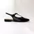 Sapatilha slingback em verniz - loja online