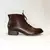 Bota amarrada salto baixo e bico redondo - VELVI - A marca da Vintage