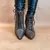 Bota amarrada salto alto - comprar online