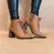 Bota amarrada salto alto - VELVI - A marca da Vintage