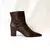 Bota enrugada salto médio - VELVI - A marca da Vintage