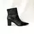 Bota enrugada salto médio - comprar online