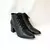 Bota amarrada salto médio - VELVI - A marca da Vintage