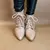 Bota bico fino amarrada salto quadrado - comprar online