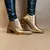 Bota curta salto quadrado - comprar online
