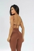 TOP MARROM COSTAS ABERTAS - comprar online
