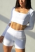 TOP MANGA LONGA RETO BRANCO