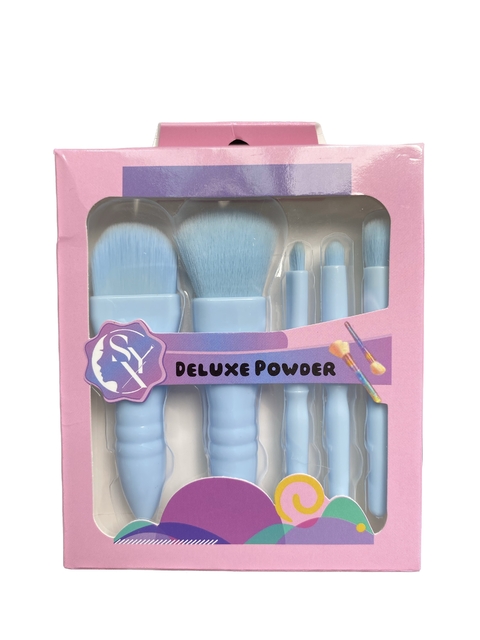 Kit com 5 Pincéis - Azul