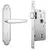 FECHADURA 813/33 ESPELHO INOX - comprar online