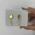 Aros colgantes perla / Acero dorado - comprar online