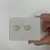 Aros pasante mariposa / Acero dorado - comprar online