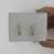 Aros argolla colgante / Acero dorado - comprar online