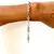 Pulsera de plata / Doble nudo con argolla - comprar online