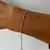 Pulsera de plata / Doble con bolitas - comprar online