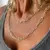 Cadena de plata / Eslabones anchos (45cm) - comprar online