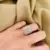 Anillo de plata / Adornos calados - comprar online