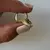 Argollas doradas cuadradas con micro pave - comprar online
