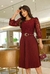 Vestido Midi bordó talle G en internet