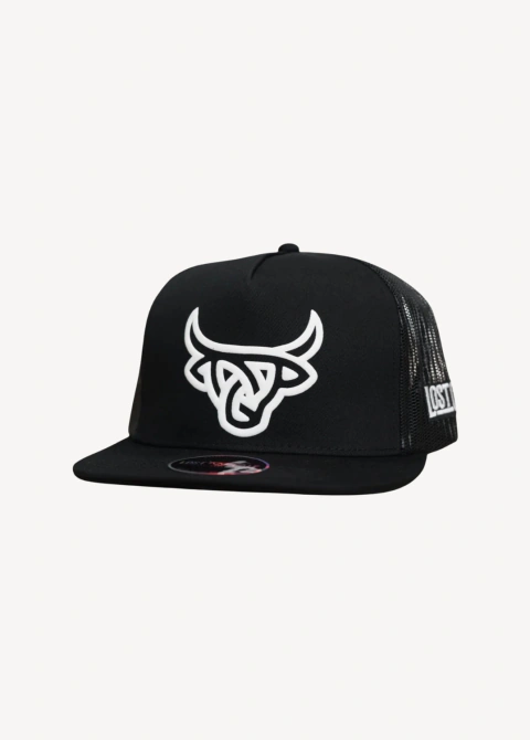 LOST CALF ECLIPSE FLAT BILL TRUCKER HAT