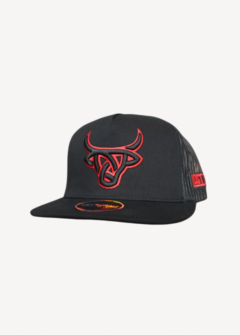 LOST CALF TORO BRAVO FLAT BILL TRUCKER HAT