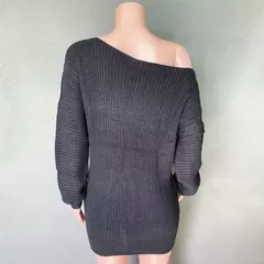 Imagem do Cryptographic casual malha mini vestido