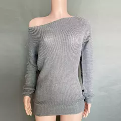Cryptographic casual malha mini vestido