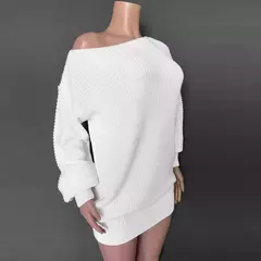 Cryptographic casual malha mini vestido