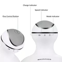 Venda quente recarregável elétrica automática vibratória cabeça massageador na internet