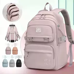 Mochila escolar de grande capacidade, casual, nylon, ombro - loja online