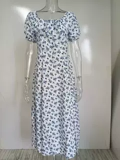 Imagem do Amazon roupas femininas europeias e americanas 2024 novo pequeno fresco floral f
