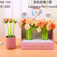Lapicera tapa rosa HE-193 - comprar online
