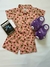 Pijama urso rosa