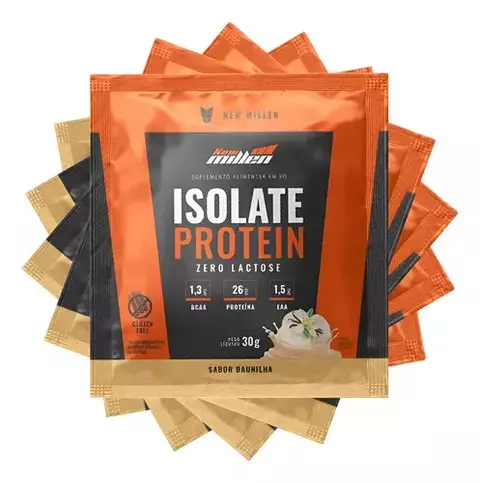 DOSE ÚNICA ISOLATE PROTEIN BAUNILHA SACHE NEW MILLEN - comprar online