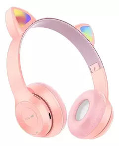 Auricular Bt Cat Rosa Gamer con Luz RGB - comprar online