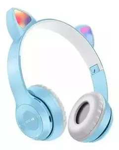 Auricular Bt Cat Rosa Gamer con Luz RGB - Modo Bazar