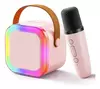 Parlante Bluetooth Portátil Led Rgb Mini Karaoke C/micrófono