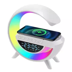 Lampara GOOGLE RGB Parlante + Reloj + Cargador Inalmbrico - comprar online