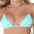 Top Cortininha Corrente Azul Texturizado
