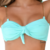 Top Faixa Corrente Azul Texturizado