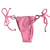 Calcinha Lacinho Argola Rosa Bebe Texturizado