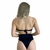 Biquini Top Retro Preto Hot Pants - comprar online
