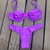 Imagem do Biquini Top Meia Taça Concha Violeta Asa Delta