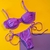 Biquini Top Meia Taça Concha Violeta Lacinho