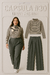 CÁPSULA #30: DOS PRENDAS: Sastrero Wide Leg + Camiseta Rayada