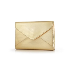 Bolsa De Mão Dourada